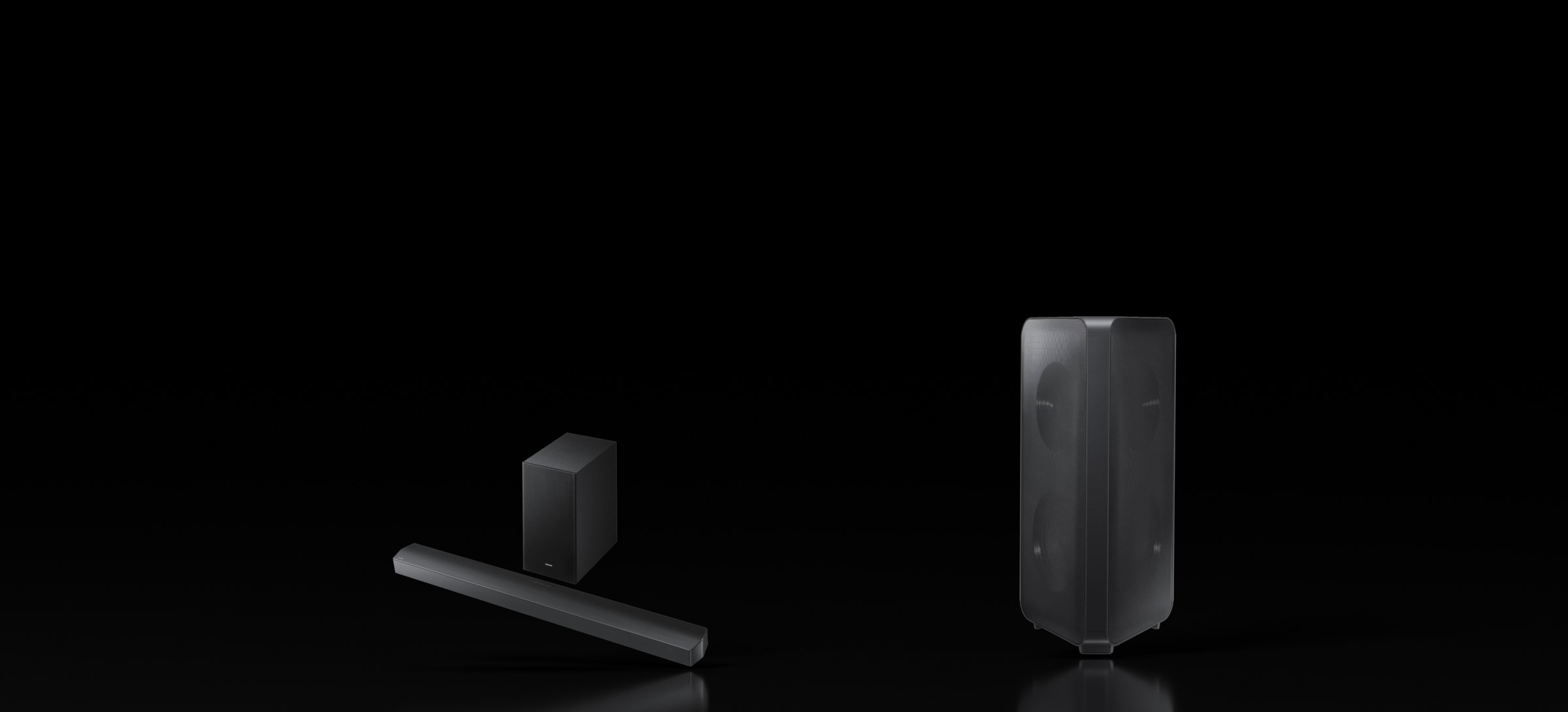 Sound that fills the room.