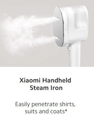 XIAOMI HANDHELD STEAM IRON 3