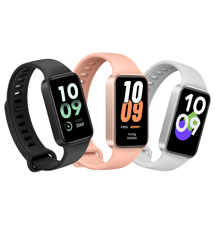 Xiaomi Smart Band 11 Active Black & Pomelo Pink & Gray