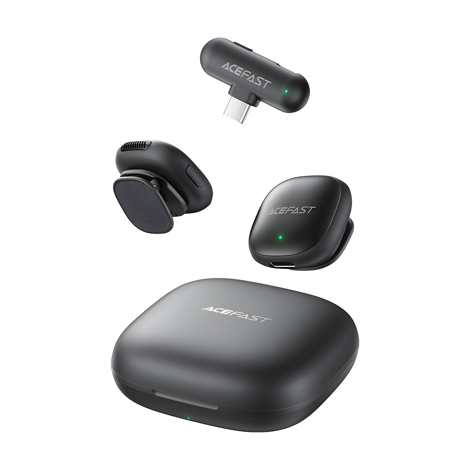 Acefast Dual Wireless Lavalier Microphones iP R1