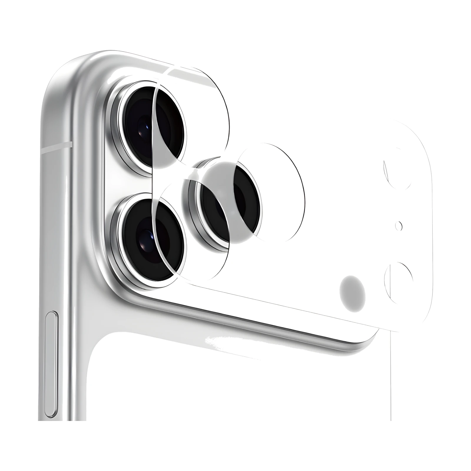 Blueo Invisible Shock-Resistant Lens Module Protection Film iPhone 17 PRO / MAX